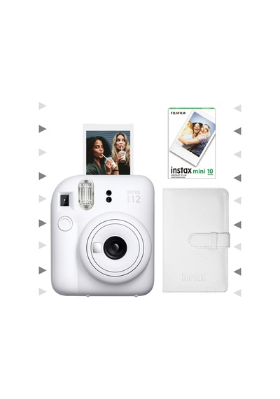 Fujifilm Instax Mini 12 Fotoğraf Makinesi + 10'Lu Film + Laporta Albüm Seti