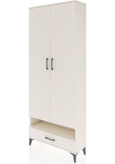 Arges Dolap 2 Raflı Tek Çekmeceli Tek Askılı 88x30x221 Aytaşı... Aytaşı