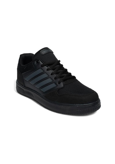 Moda Ayakkabı B-74 Kadın Yürüyüş Sneaker Ayakkabı Siyah