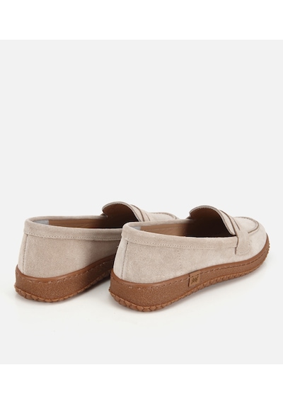 Hotiç Kadın Süet Deri Bej Yumuşak Tabanlı Günlük Loafer 01ayh320560a310 01ayh320560a310 Bej