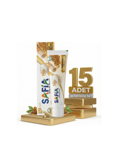 Safia Diş Macunu Misvak Ve Propolis 15x60 Ml