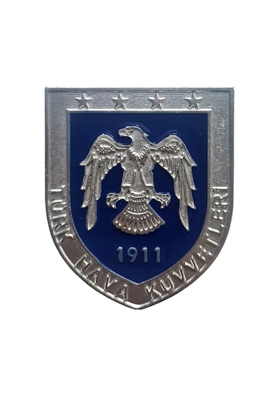 Hava Kuvvetleri Cüzdan Rozeti -Metal Rozet Çok Renkli