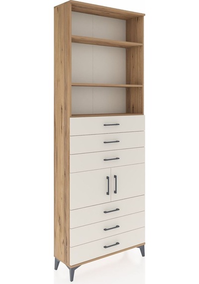 Arges Dolap 4 Raflı 6 Çekmeceli 2 Kapaklı 88x30x243 Çam-aytaşı Çam Arges Dolap 4 Raflı 6 Çekmeceli 2 Kapaklı 88x30x243 Çam-aytaşı Çam