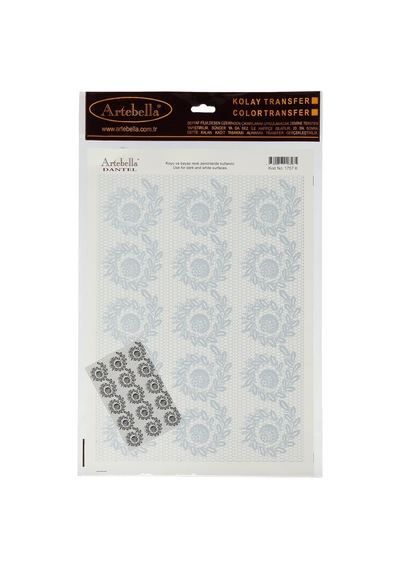 Dantel Kolay Transfer 23x34 Cm Koyu Zemin 1757k