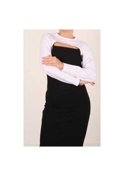 Unika Boutique Kadın Beyaz Boyunluklu Kolluk