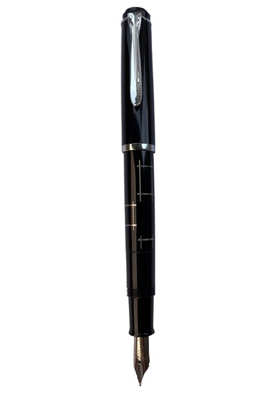 Pelikan M215 Dolma Kalem M Orthogon Gümüş Metal M215-Ogm