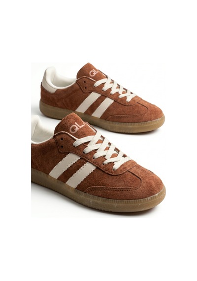 V.S.H Velvet Kadın Turuncu Süet Kadın Retro Spor Ayakkabı Te02-2439