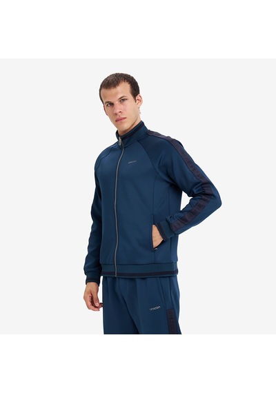 Lescon Mavi Erkek Fermuarlı Sweatshirt 26n-1126