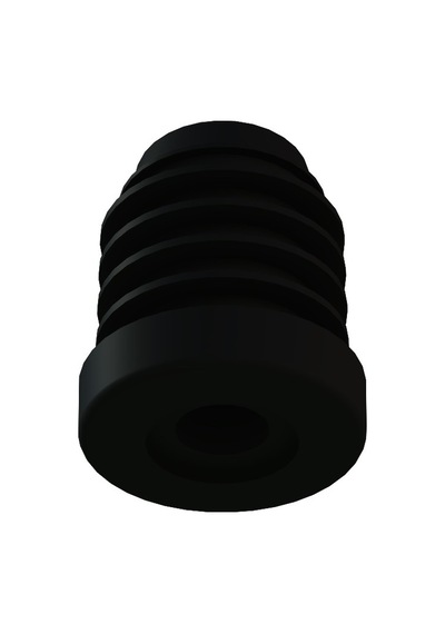 Cateksss 25 Mm Kademeli Plastik Rotil Gövdesi M10 Siyah - 46 Lı Paket