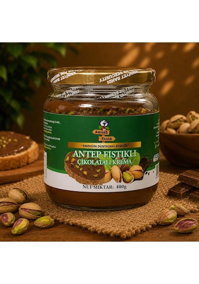 Adress Fındık Antep Fıstıklı Çikolatalı Krema 400 G