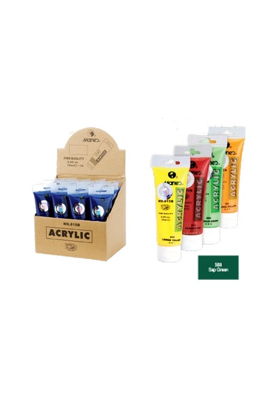 Maries Akrilik Boya 75 Ml Sap Yeşil 815b-568 Çok Renkli