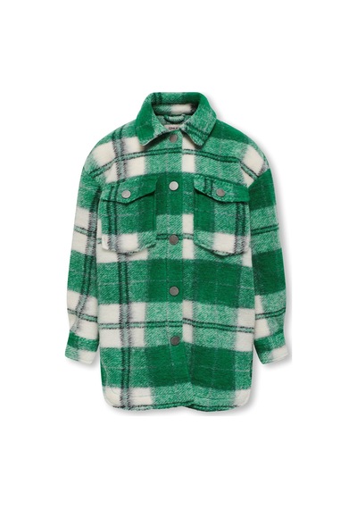 Only Kognewandrea Long Shacket Cp Otw Kız Çocuk Yeşil Ceket - 15306402