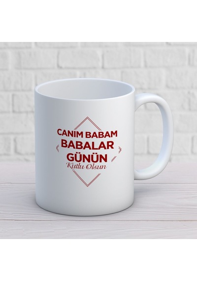 Babalar Günü 77.tasarım Kupa Bardak Çok Renkli