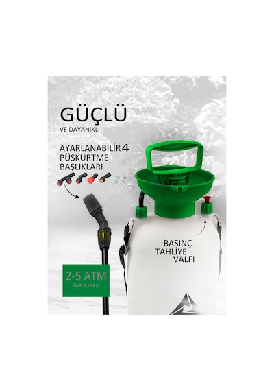 5 Lt Manuel Zirai Ilaçlama Pompası , Sulama, Püskürtücü El Pompası