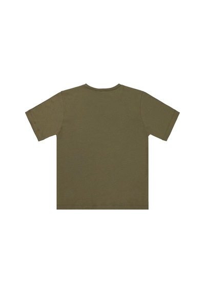 Civil Boys Basic Surf Etiketli 10 -13 Yaş Tişört  - Haki V4330014326S1