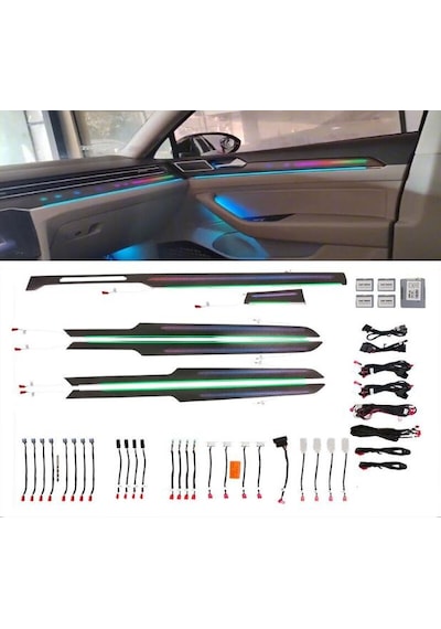 Vw Passat B8 2019-2020-2021 Özel Trim Ambiyans Set 9"