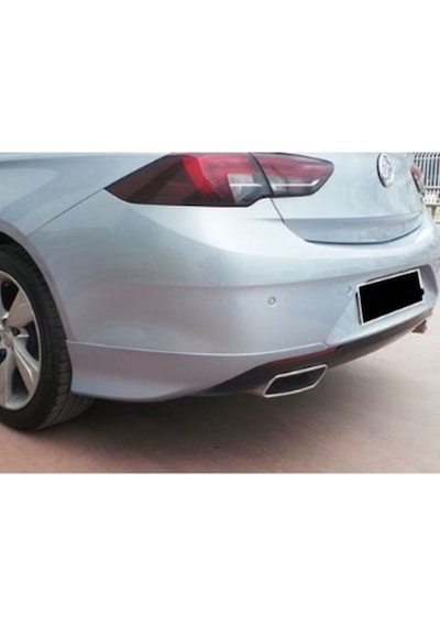 Opel Insignia Arka Tampon Flap Seti Opc Line 2017 + Piona Black , Abs Plastik