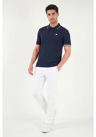 Buratti Pamuklu Regular Fit Düğmeli Polo T Shirt Erkek Polo T Shirt 5904066 Lacivert