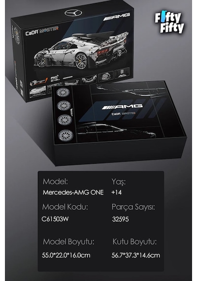 Cada Mercedes Amg One -c61503w 3295 Parça Profesyonel Oyuncak Yapım Seti