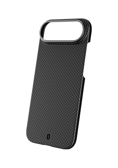Apple Uyumlu iPhone 17 Air Kılıf M-safe Şarj Özellikli Wiwu Dcc-208 Aramid Armor Kapak Siyah Siyah