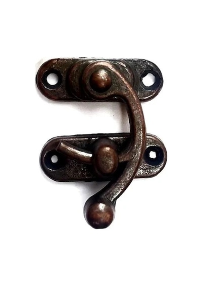 Yay Gözü, Ahşap Kutu Klipsi - Küçük 28x33 Mm, Antik, 100 Adet Diğer