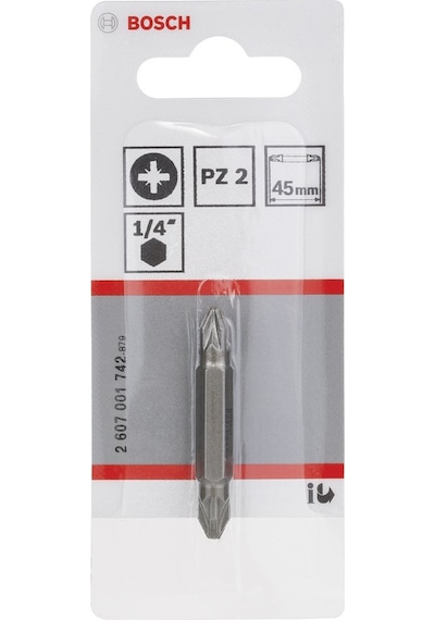 Bosch - Çift Taraflı Vidalama Ucu Pz2Xpz2 45 Mm 1'Li