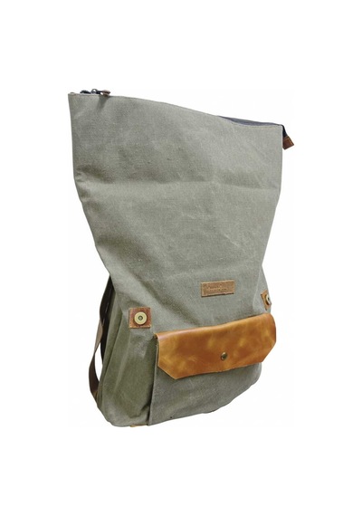 Old Cotton Cargo Gds Cahuilla Bag Deri Kapaklı Sırt Çantası Camel