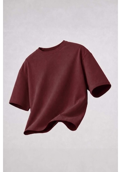 Defacto Nefes Alabilen Oversize Tişört X3926az26spbr505 Bordo-br505