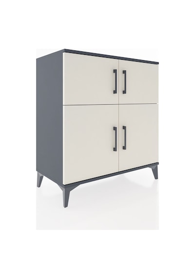 Hyperion Şifonyer 3 Raflı 4 Kapaklı 88x44x96 Antrasit-aytaşı Antrasit Hyperion Şifonyer 3 Raflı 4 Kapaklı 88x44x96 Antrasit-aytaşı Antrasit