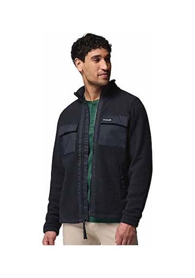 Columbia Juniper Peak Full Zip Fleece Erkek Outdoor Polar Ceket 2131471011 Siyah