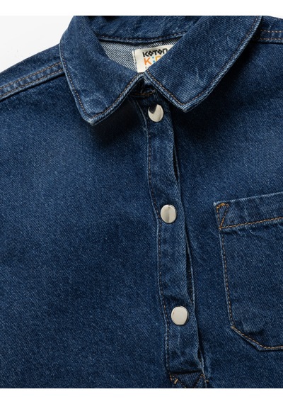 Koton Pamuklu Cep Detaylı Oversize Denim Gömlek Yaka Elbise Orta İndigo 5skg80012ad İndigo Koton Pamuklu Cep Detaylı Oversize Denim Gömlek Yaka Elbise Orta İndigo 5skg80012ad İndigo