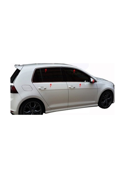 Volkswagen Golf7-7,5 Krom Cam Çerçevesi