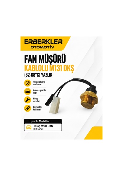 Tofaş M131 Dkş Slx Fan Müşürü Kablolu 87-92 Kışlık - Erb1058