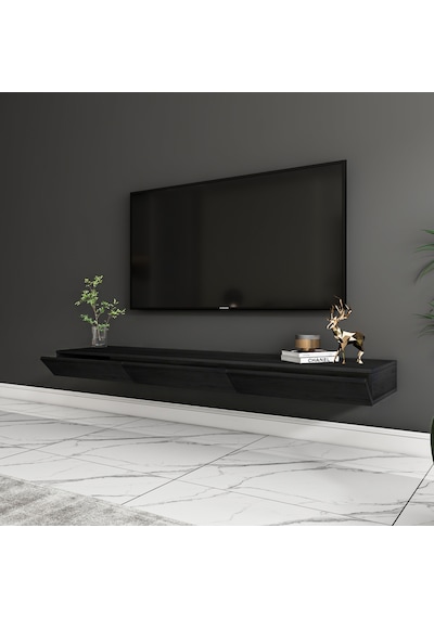 Avalon 3 Kapaklı Duvara Monte Tv Sehpası 140 Cm, Modern Minimal Tasarım, Tv Ünitesi - Ahşap Siyah Ahşap Siyah Avalon 3 Kapaklı Duvara Monte Tv Sehpası 140 Cm, Modern Minimal Tasarım, Tv Ünitesi - Ahşap Siyah Ahşap Siyah