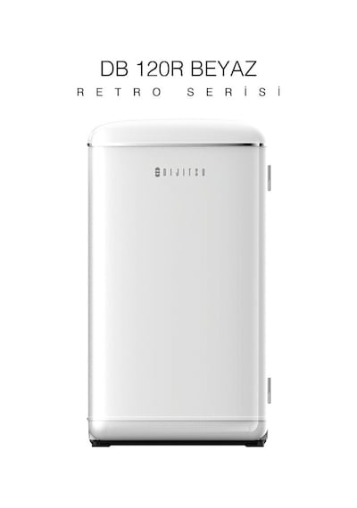 Dijitsu DB120RWH 93 LT Retro Buzdolabı