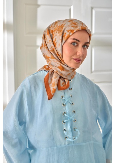 Silk Home Velora Eşarp 161001-11 Taba, Gümüş, Gri