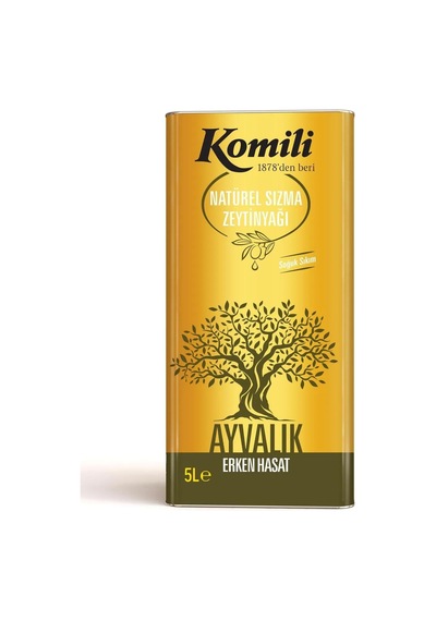 Komili Ayvalık Erken Hasat Zeytinyağı 5 Lt