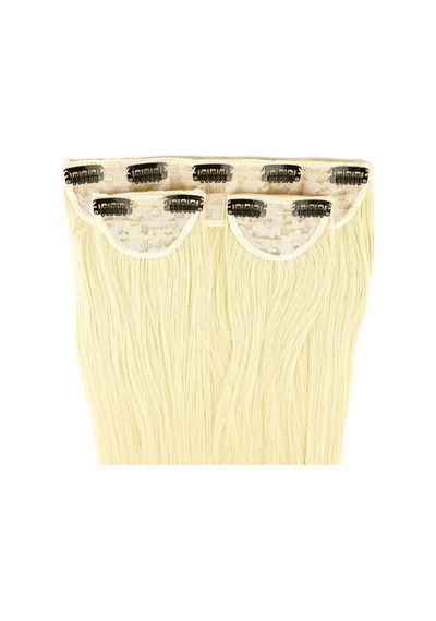 Fiber Sentetik Düz Yarım Ay + 2 Yan Çıt Çıt / Platin - Rxlu-462469 Renkli