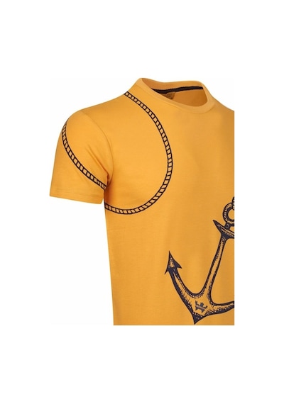 The Wıld Walkıng Erkek Sıfır Yaka T-Shirt-Sarı (504687818) Sarı