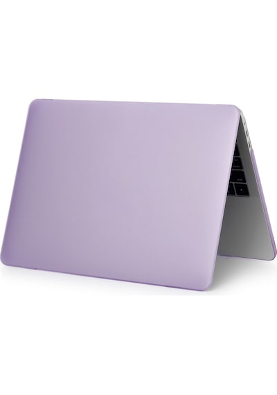 Arabulalaca Apple Uyumlu MacBook Air 13.6 Inç A3449 A3240 A3113 A2681 M2 / M3 / M4 / M5 Kılıf Hardcase Kapak Klavye Koruyucu +ekran Koruyucu 3 L Mor