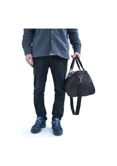 My Free Bag Gk Siyah Deri Unisex İş, Seyehat, Spor İçin El Çantası / Valizi Siyah
