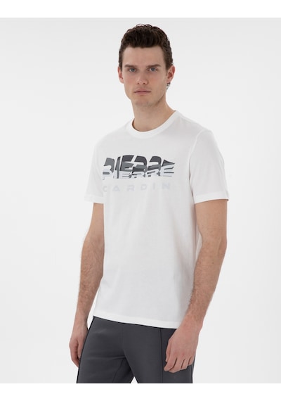 Pierre Cardin Erkek Ekru Tişört 50302589-vr019 Ekru