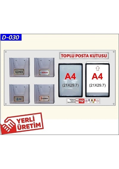 D-30 TOPLU POSTA KUTUSU