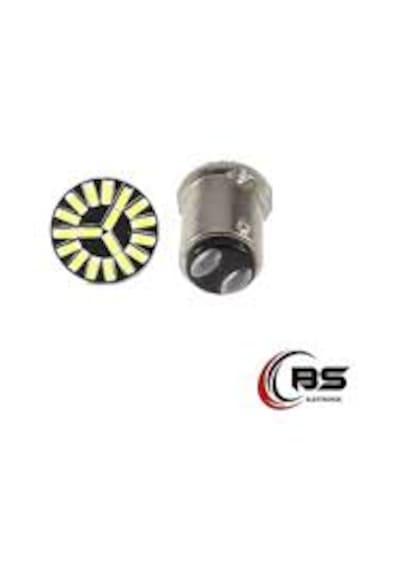 Rockswell 1156 18 Smd 3014 Led Ampulü Geri Vites Plaka Sinyal Stop Beyaz Renk