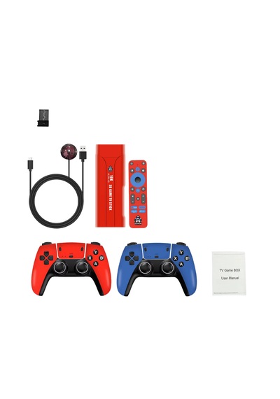 10k Ultra Hd Tv Game Stick - Android Tv 64gb 20.000 Oyunlu Çift Kablosuz Konsol Wifi6, 5g