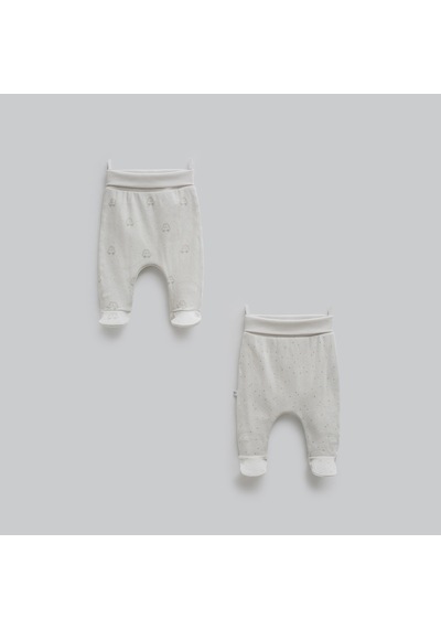 Caramell 2'li Patikli Pantolon Pantolon 2228 Gri
