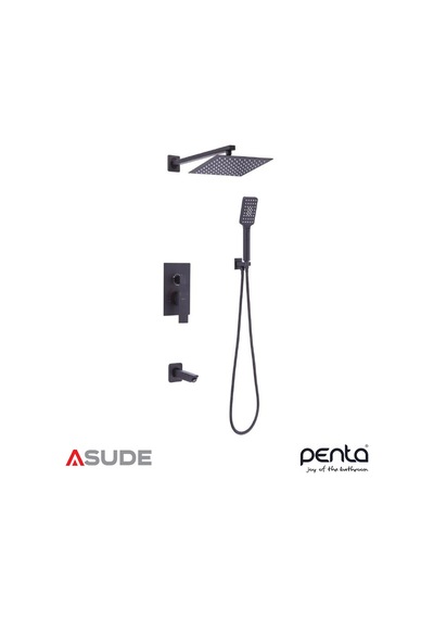 Penta 4889 Ankastre Banyo&duş Sistemi Black Square siyah