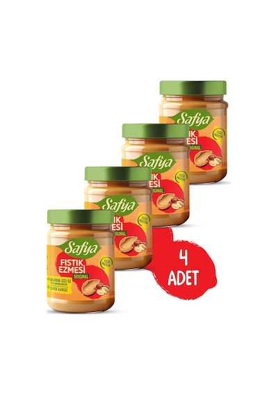 Safya Original Fıstık Ezmesi 320 Gr X 4 Adet