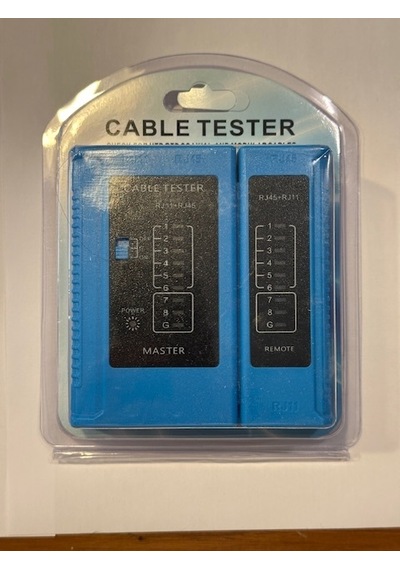 Ethernet Kablosu Test Cihazı Cat6 Kablo Test Cihazı Rj11 Rj45 Tester