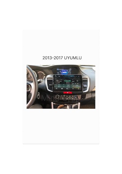 Snp Serisi Honda Accord 2013 İle 2017 Uyumlu 9 İnç Android Multimedya Sistemi 6-128 Gb Hafıza Carplay Android Auto Ve Geri Görüş Kamerası 9"